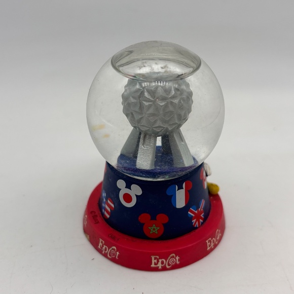 Disney WDW Parks Epcot Mickey Mouse Countries Mini Collectible Water Snow Globe - Picture 3 of 11